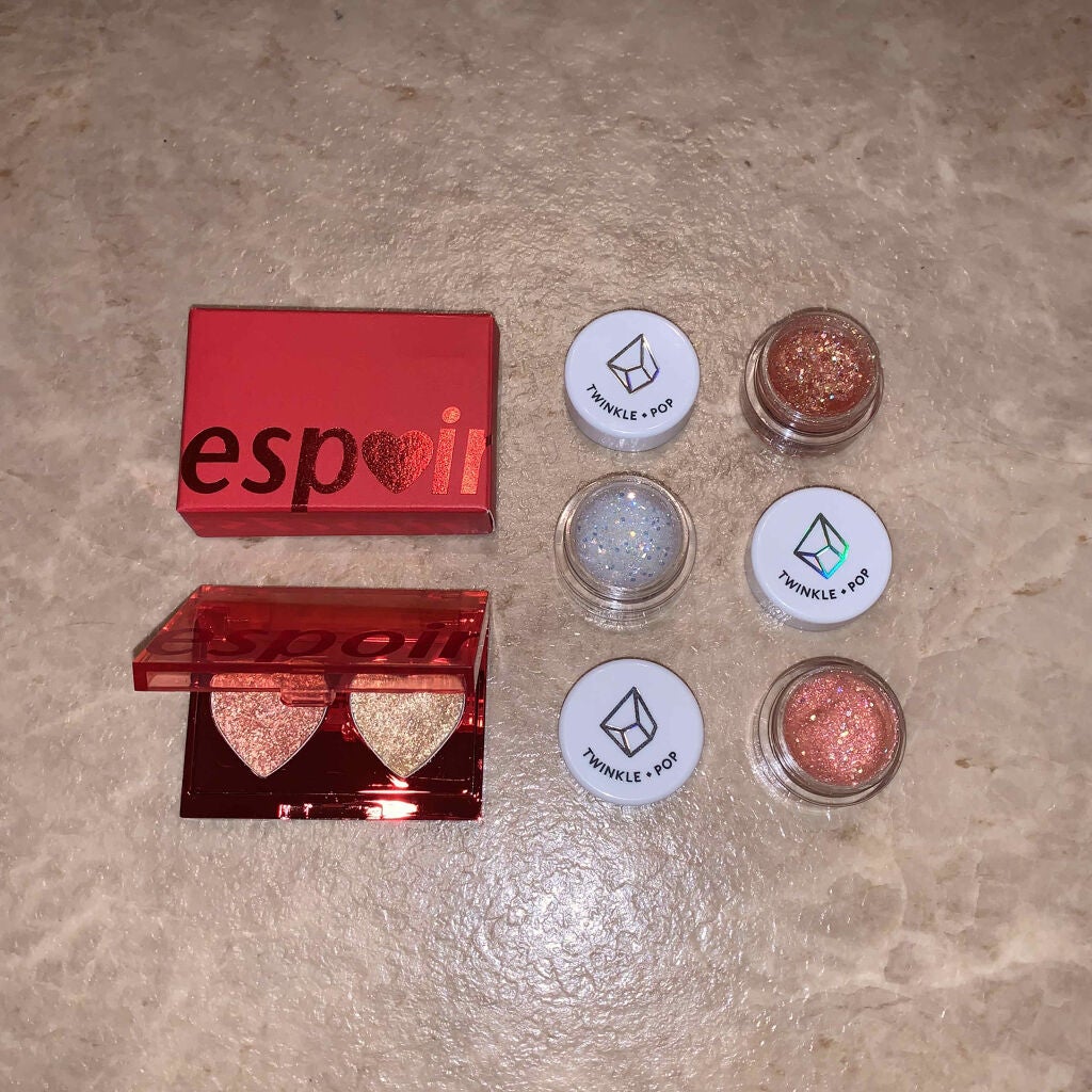 グリッターボムパレット/espoir/ジェル・クリームアイシャドウを使ったクチコミ(1枚目)