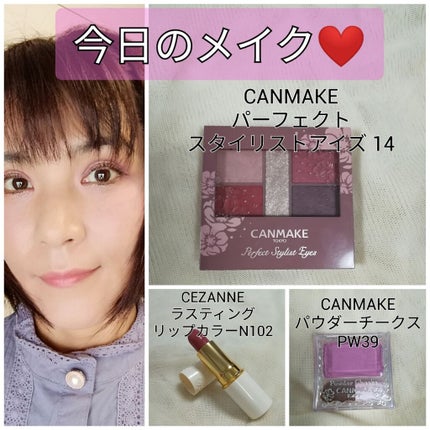 パーフェクトスタイリストアイズ/キャンメイク/アイシャドウパレットを使ったクチコミ(1枚目)