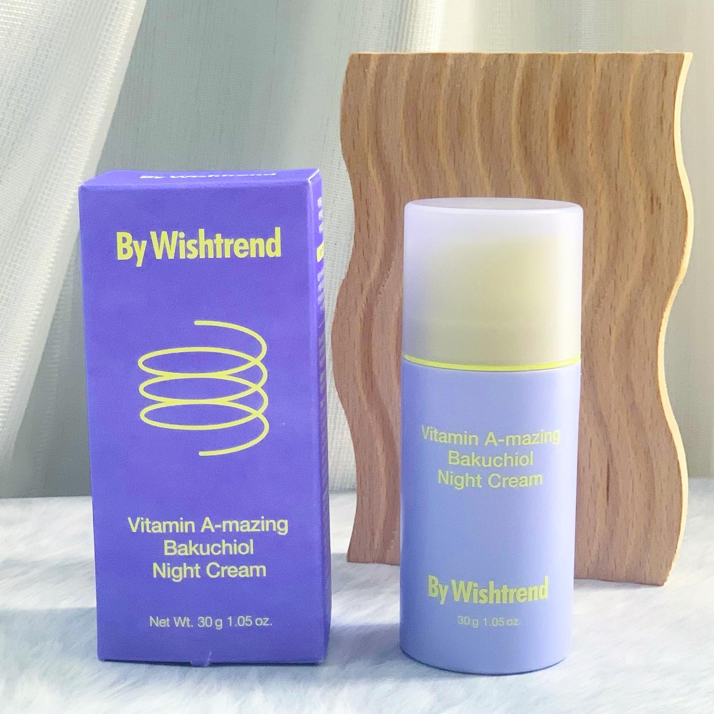 ビタミンA-mazingバクチオールナイトクリーム/By Wishtrend/フェイスクリームを使ったクチコミ（1枚目）
