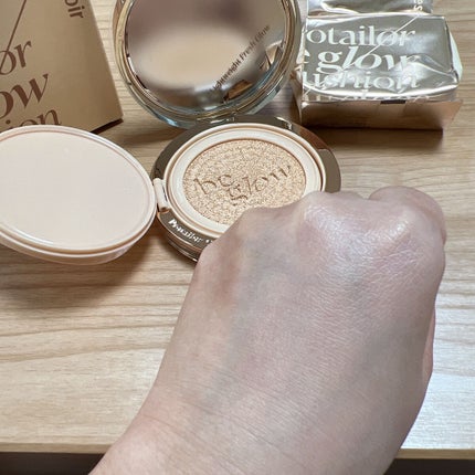 プロテーラービーグロウクッション ニュークラス/espoir/クッションファンデーションを使ったクチコミ(5枚目)