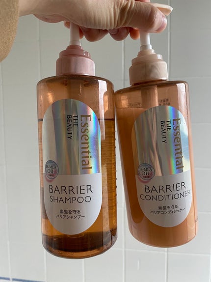 ザビューティ 髪のキメ美容素髪を守る バリアシャンプー/コンディショナー/エッセンシャル/シャンプー・コンディショナーを使ったクチコミ(1枚目)