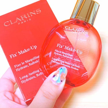 フィックス メイクアップ/CLARINS/ミスト状化粧水を使ったクチコミ（1枚目）