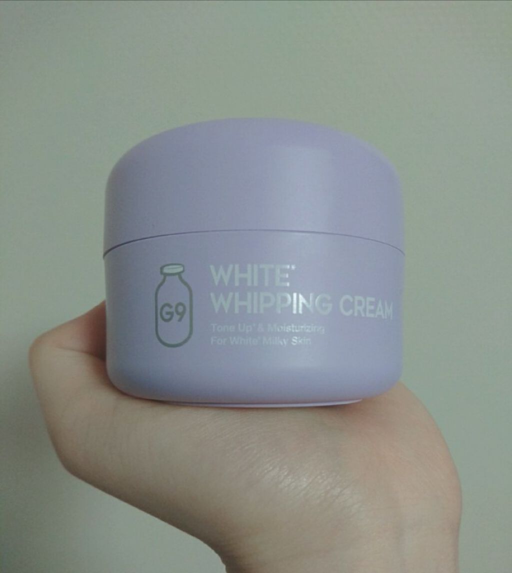 WHITE WHIPPING CREAM(ウユクリーム)/G9SKIN/化粧下地を使ったクチコミ(1枚目)