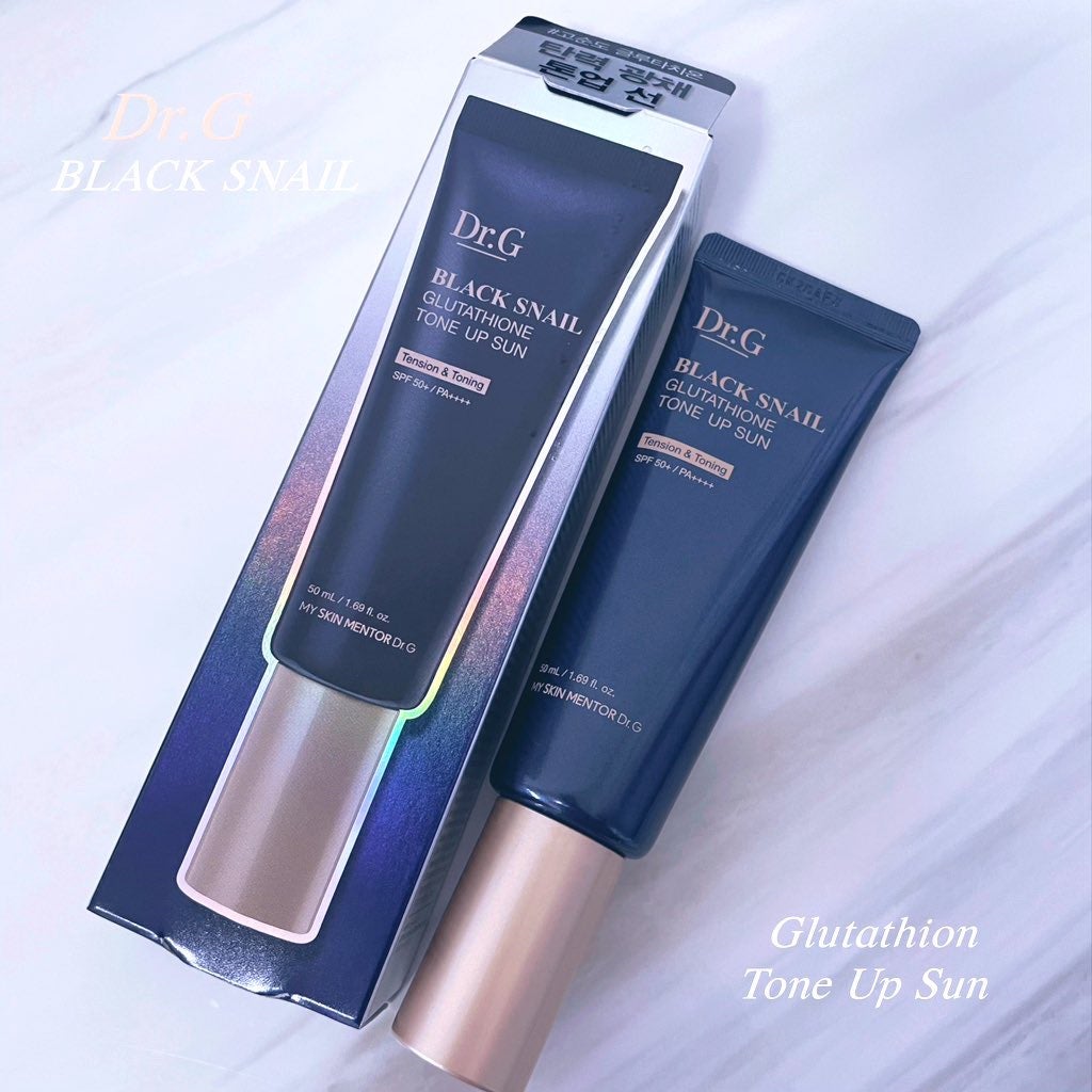 ブラックスネイルグルタチオントーンアップサン/Dr.G/日焼け止めクリームを使ったクチコミ(1枚目)