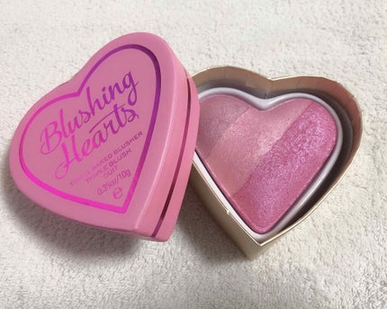 ブラッシング ハート/MAKEUP REVOLUTION/パウダーチークを使ったクチコミ(2枚目)