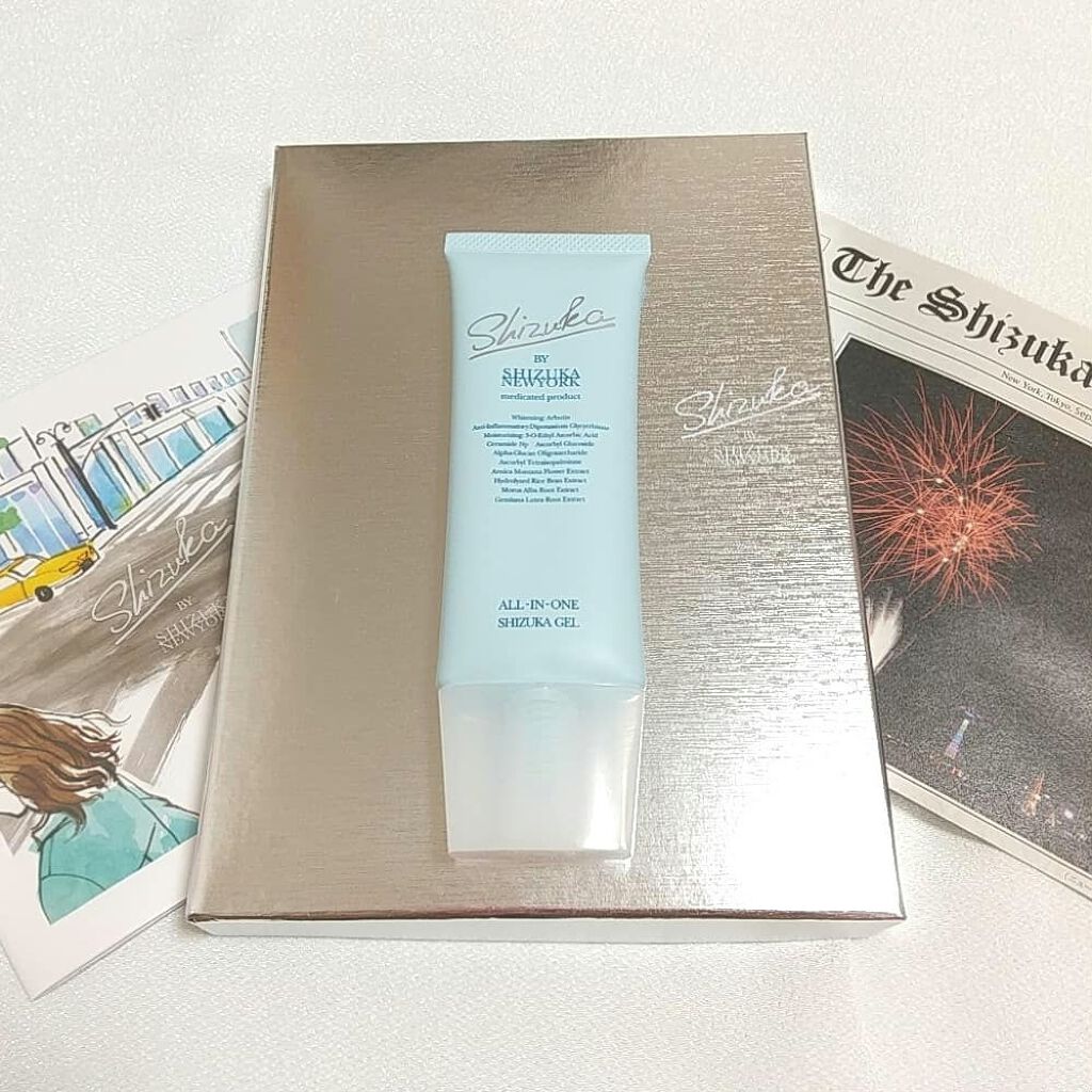 Shizuka BY SHIZUKA NEWYORK オールインワン シズカゲルのクチコミ「🌟SHIZUKA NEWYORK  SHIZUKA GEL🌟
✅薬用美白オールインワンゲル
✅.....」（1枚目）