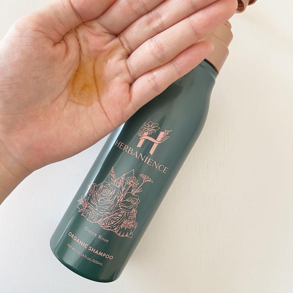 ハーバニエンス シャンプー・コンディショナー（グリーンローズ）/HERBANIENCE/市販シャンプーを使ったクチコミ（2枚目）