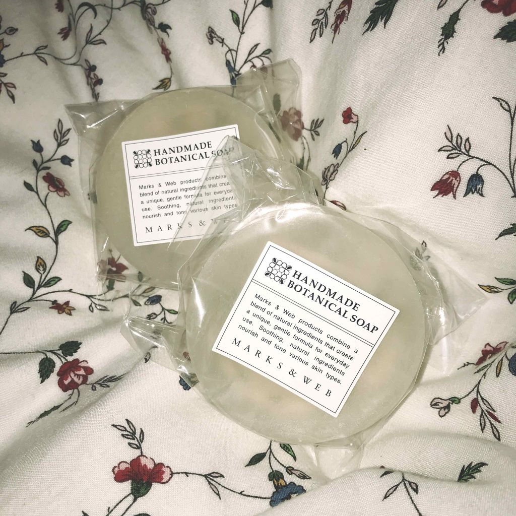 ハンドメイドボタニカルソープ レモングラス／ガーデニア/MARKS&WEB/洗顔石鹸を使ったクチコミ（1枚目）