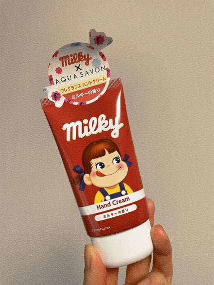 アクアシャボン×不二家 ミルキーの香り ハンドクリーム/アクアシャボン/ハンドクリームを使ったクチコミ(4枚目)