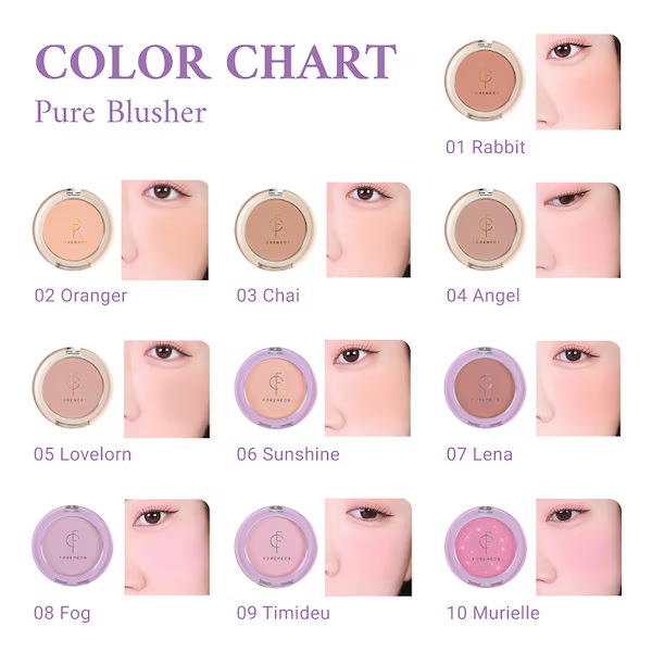 ピュアブラッシャー パフ付き/フォレンコス/パウダーチークを使ったクチコミ（2枚目）