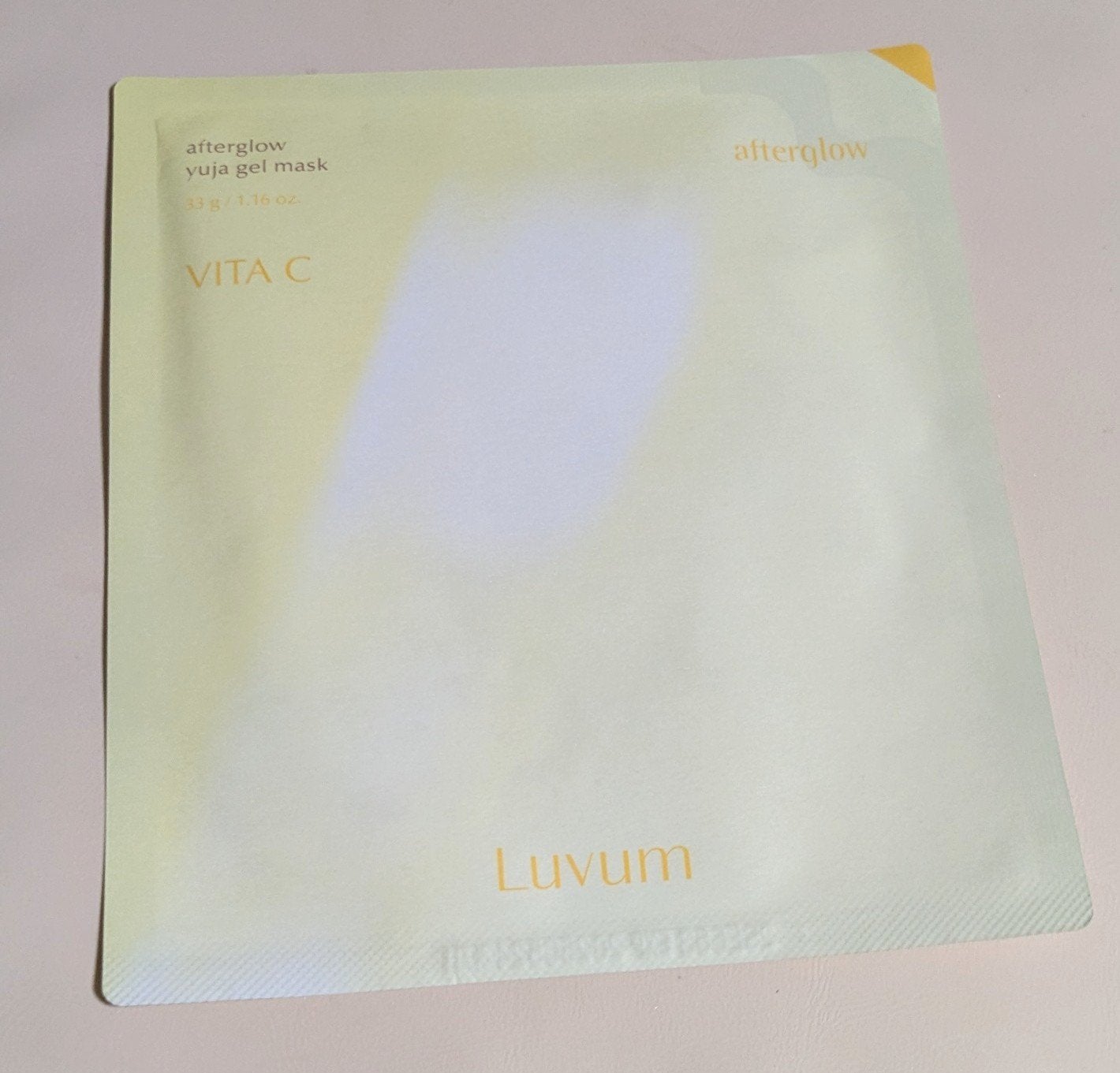 ラビューム アフターグロウ ゆずゲルマスク/Luvum/シートマスク・パックを使ったクチコミ(2枚目)