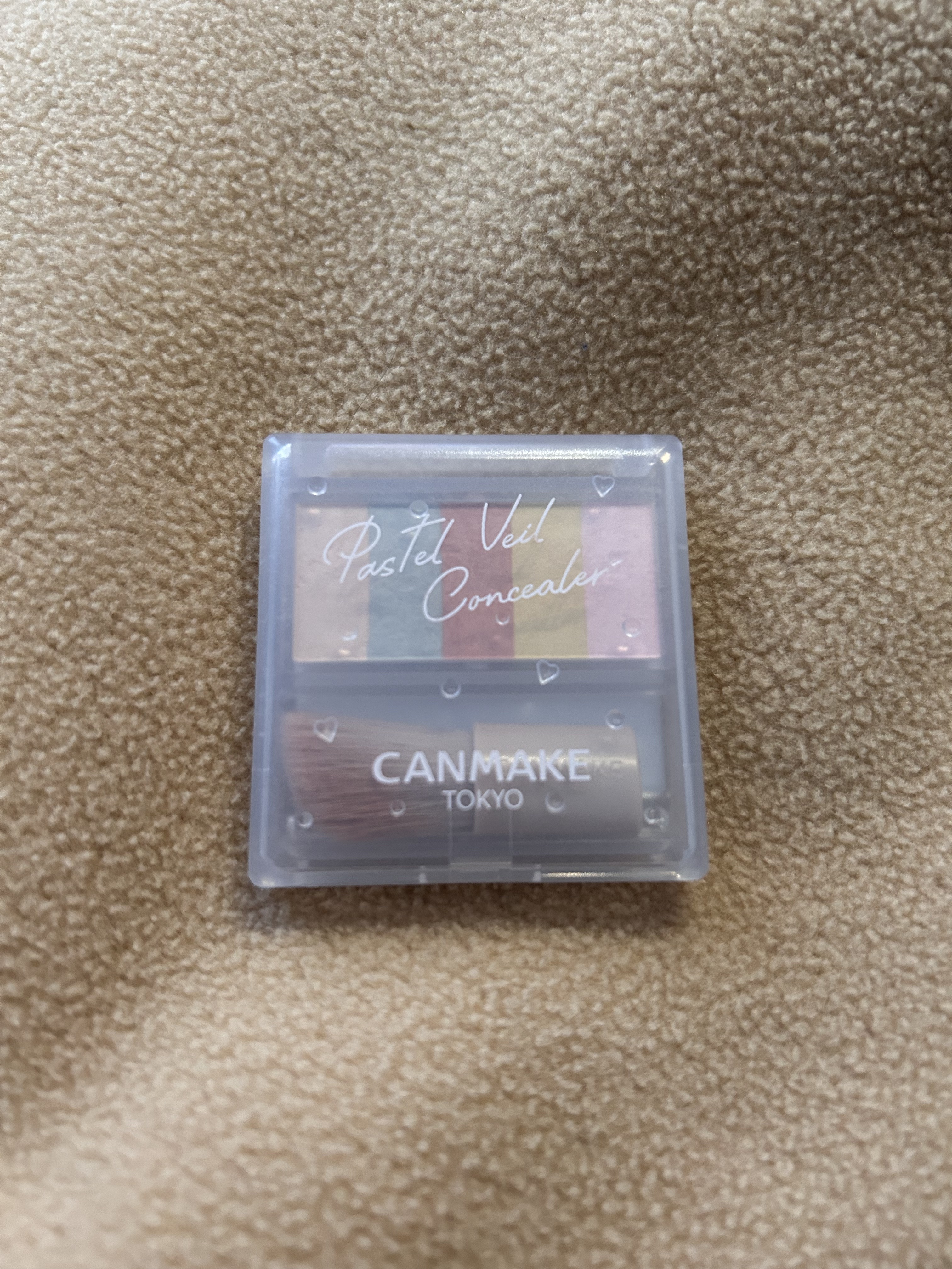 パステルヴェールコンシーラー/キャンメイク/パレットコンシーラーを使ったクチコミ（1枚目）
