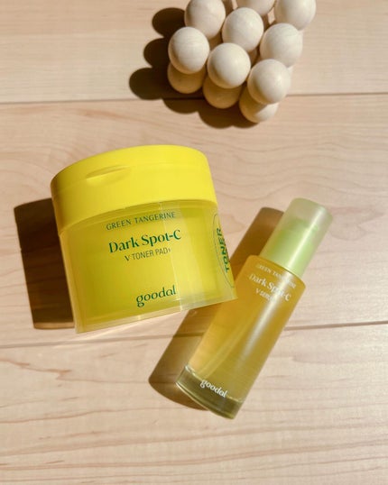 グリーンタンジェリン ビタC ダークスポットケアセラム/goodal/美容液を使ったクチコミ(5枚目)