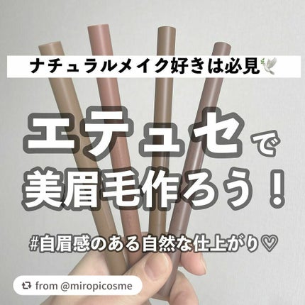 エテュセ アイエディション(ブロウライナー)/ettusais/アイブロウペンシルを使ったクチコミ(1枚目)