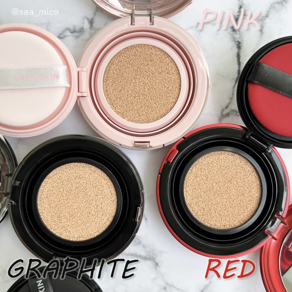 ハイパーカバーフィットクッション red/APRILSKIN/クッションファンデーションを使ったクチコミ（3枚目）