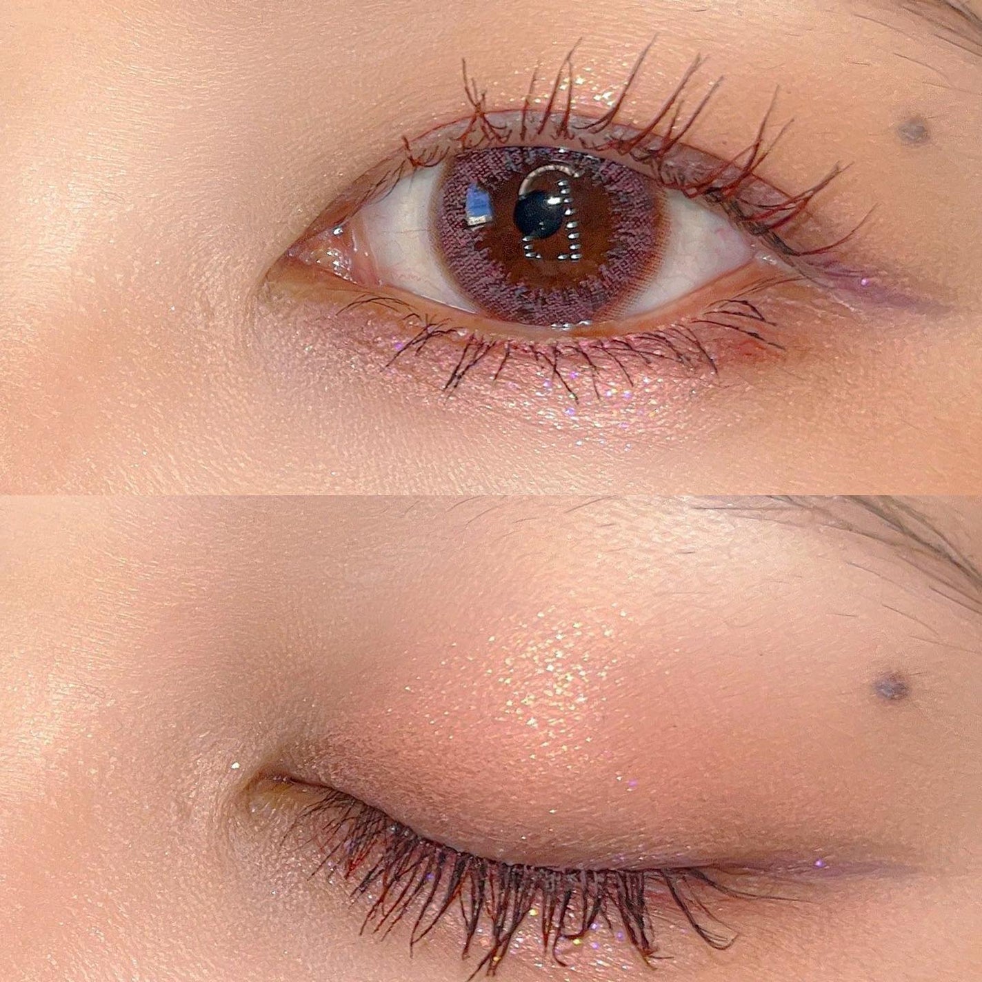 ダイヤモンドシリーズ 星空リキッドアイシャドウ/ZEESEA/リキッドアイシャドウを使ったクチコミ(2枚目)