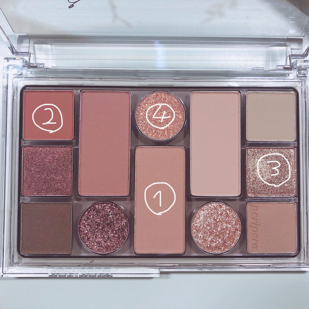 オールテイクムードテクニックパレット/PERIPERA/アイシャドウパレットを使ったクチコミ（2枚目）