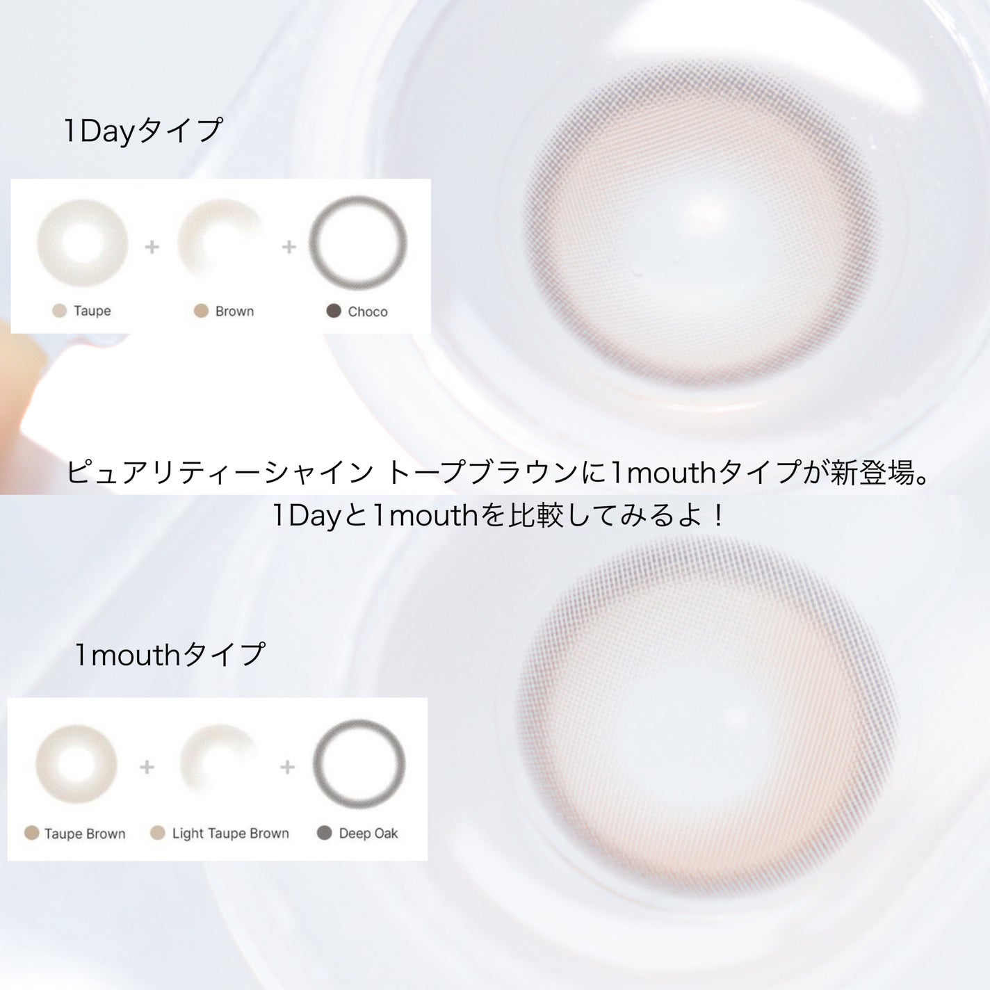 ピュアリティーシャインワンデー(PURITYSHINE 1day)/OLOLA/ワンデー(1DAY)カラコンを使ったクチコミ(2枚目)