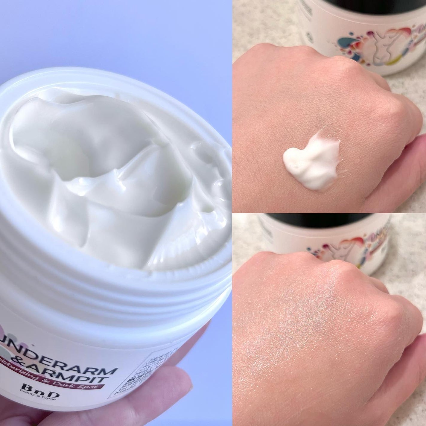 BnDアンダーアームクリーム(ボディクリーム)/BnD/デリケートゾーンケアを使ったクチコミ(3枚目)