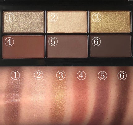サンジェルマンデプレ アイシャドーパレット/NARS/アイシャドウパレットを使ったクチコミ(2枚目)