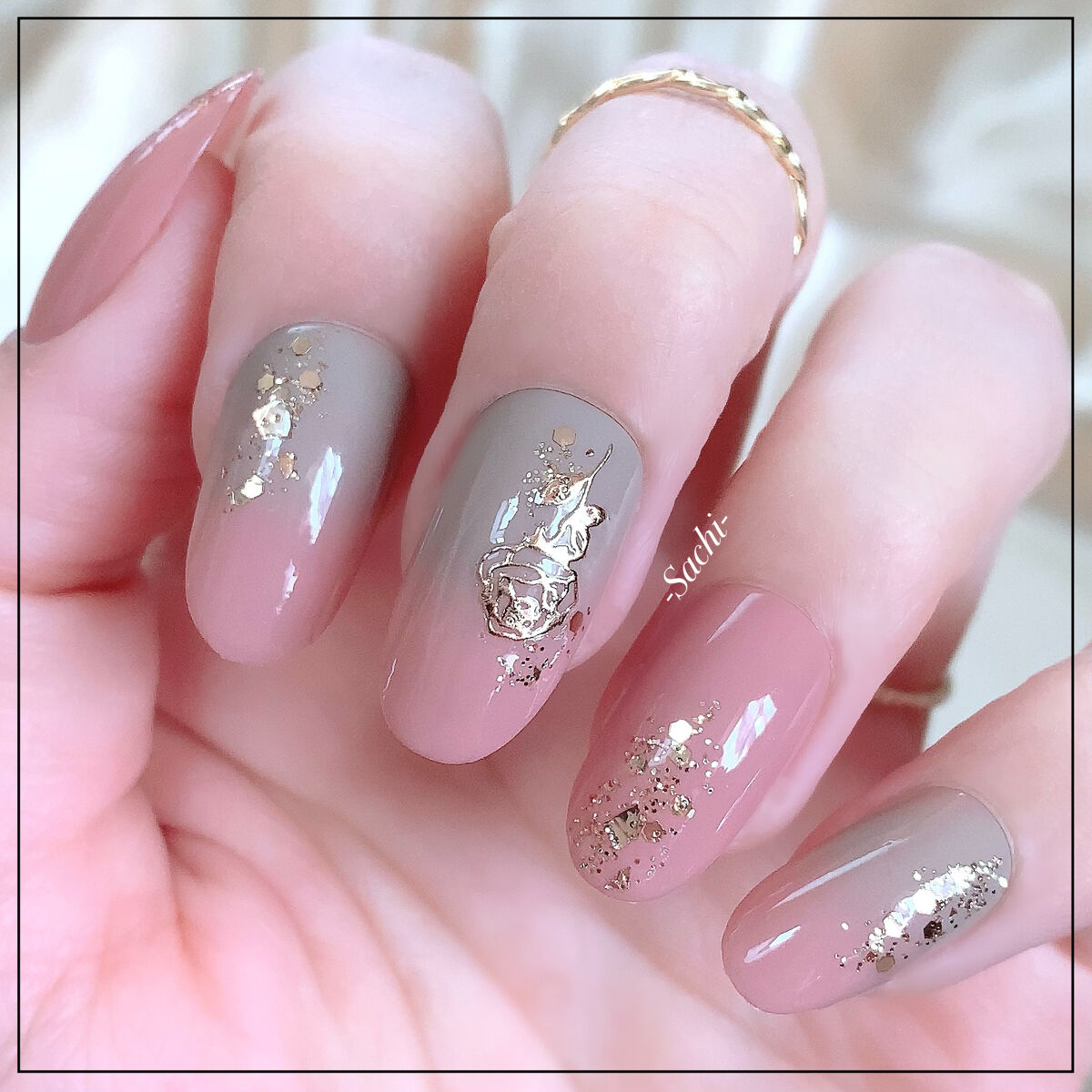 カラフルネイルズ N77 カームグレージュ/キャンメイク/マニキュアを使ったクチコミ（2枚目）