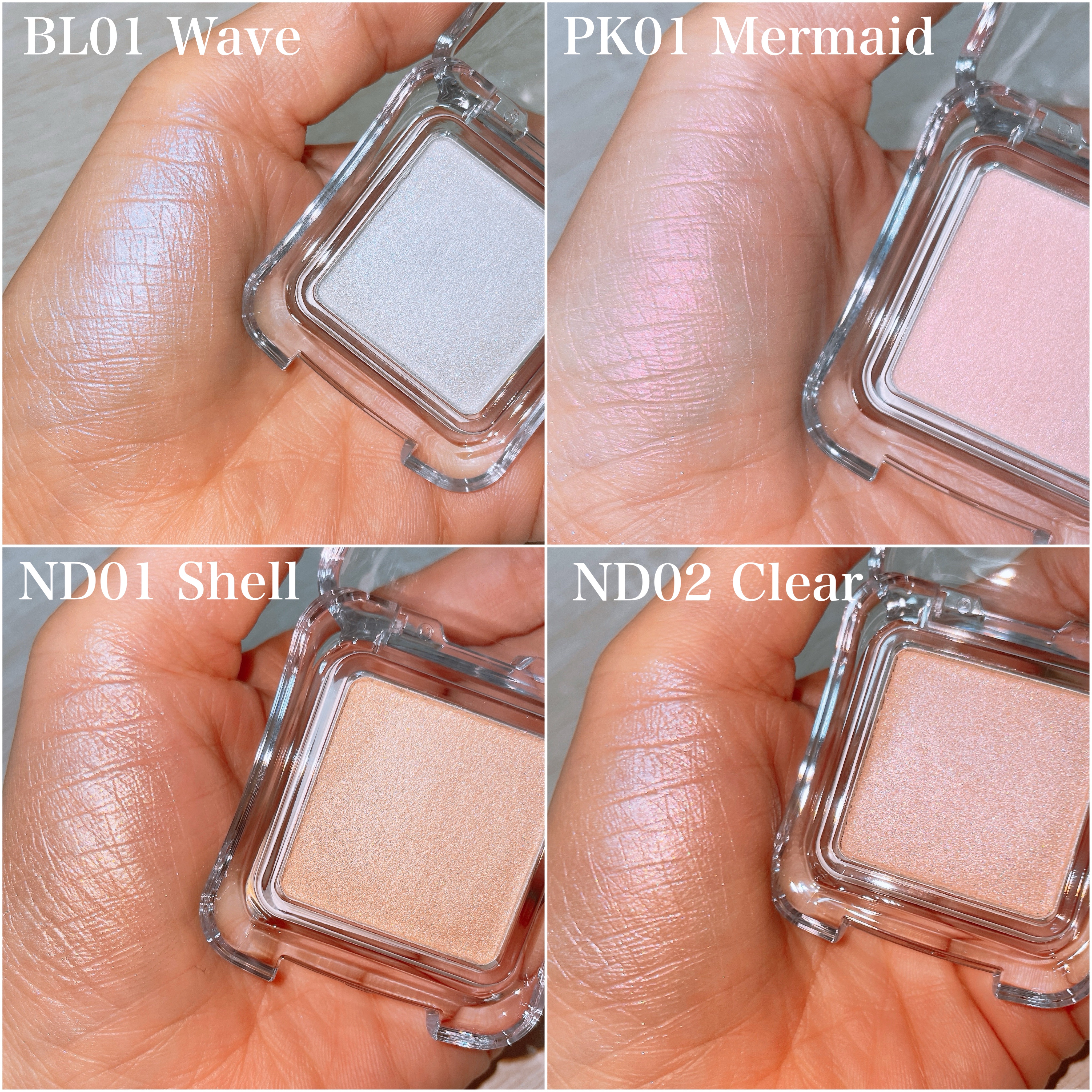 ピュアグラッシュ ハイライター/2aN/パウダーハイライトを使ったクチコミ（3枚目）