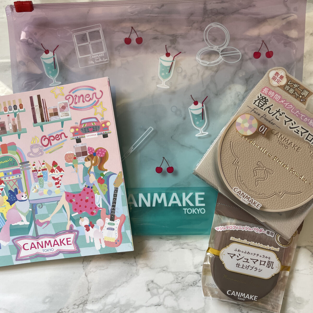 マシュマロフィニッシュパウダーブラシ/キャンメイク/メイクブラシを使ったクチコミ（3枚目）