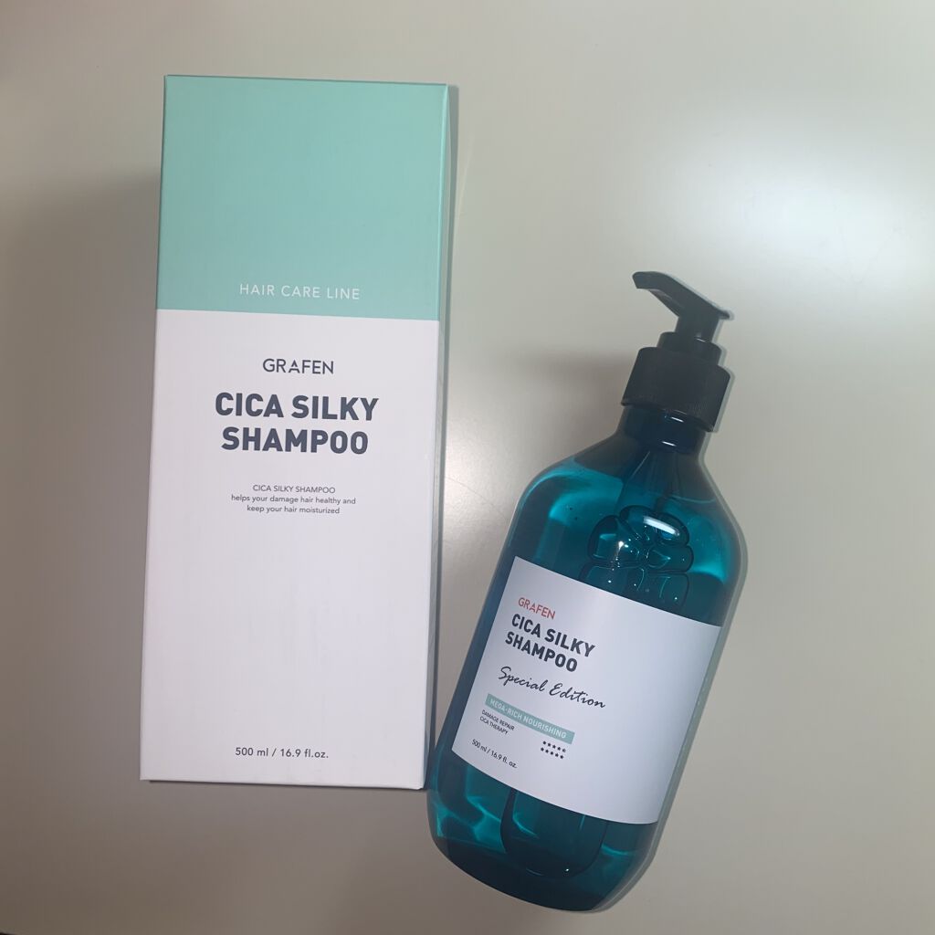 CICA CILKY SHAMPOO/GRAFEN /市販シャンプーを使ったクチコミ（1枚目）
