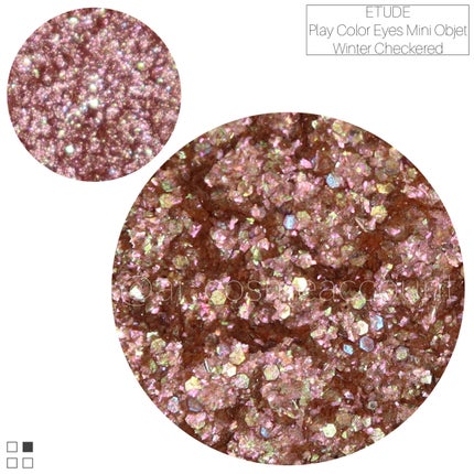 プレイカラーアイズミニ ウィンターチェック /ETUDE/アイシャドウパレットを使ったクチコミ(3枚目)