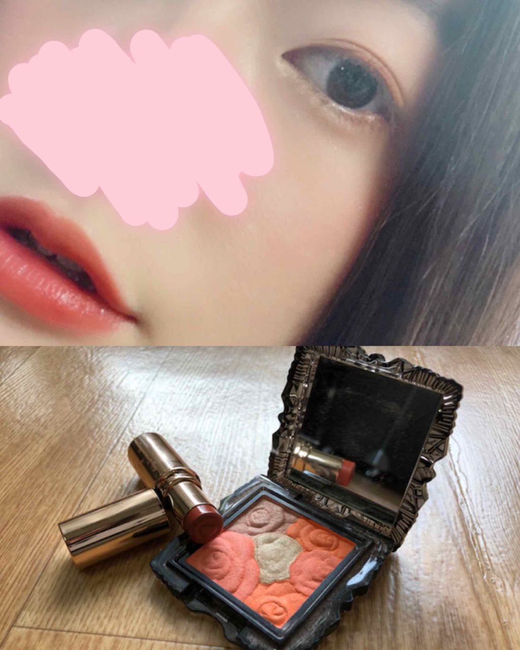 ローズ チーク カラー N/ANNA SUI/パウダーチークを使ったクチコミ（2枚目）