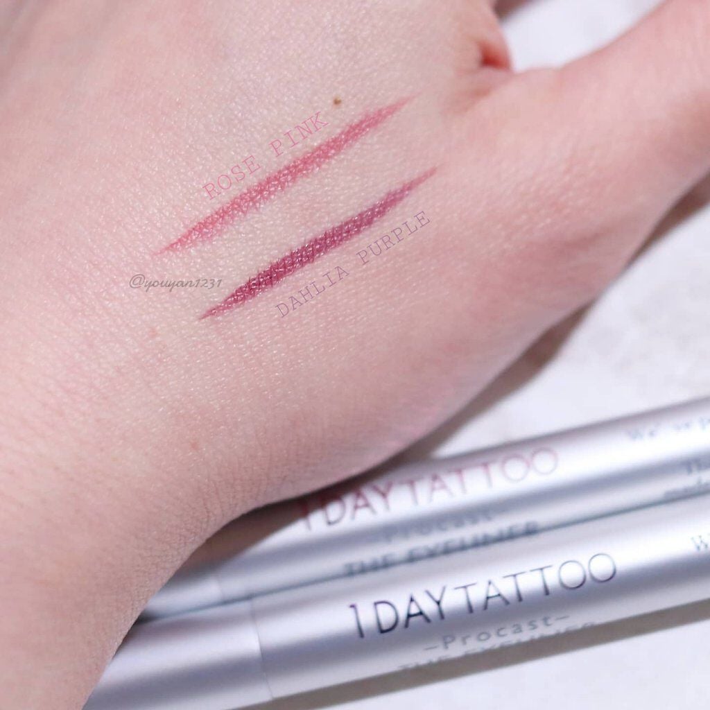 1DAY TATTOO プロキャスト ザ・アイライナー/K-パレット/リキッドアイライナーを使ったクチコミ(3枚目)