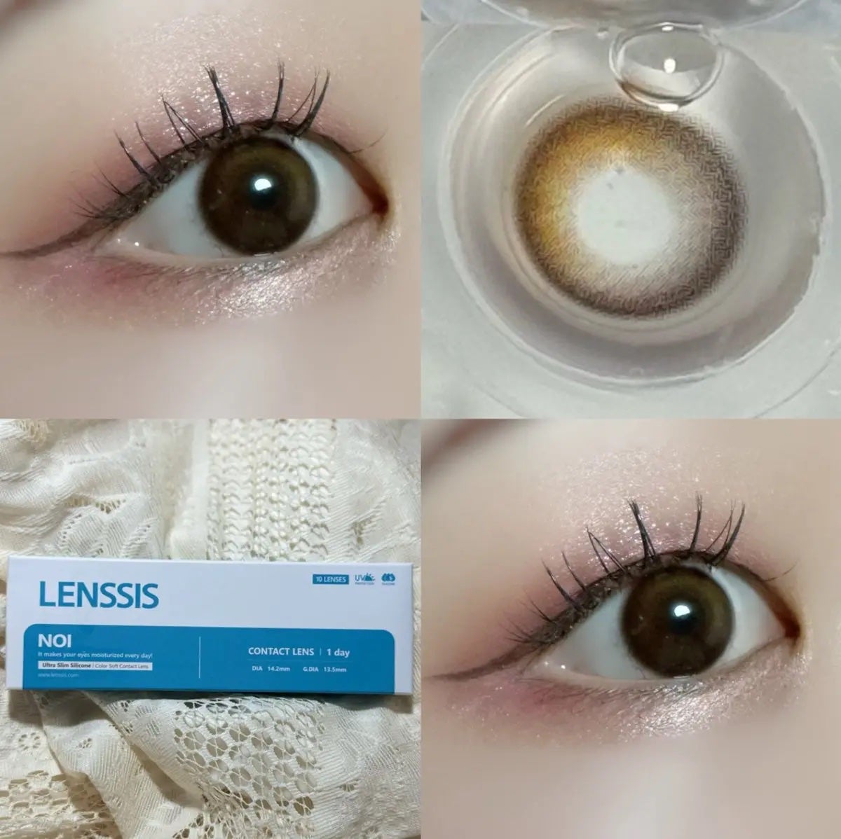 ノイシリーズ/LENSSIS/カラーコンタクトレンズを使ったクチコミ(4枚目)