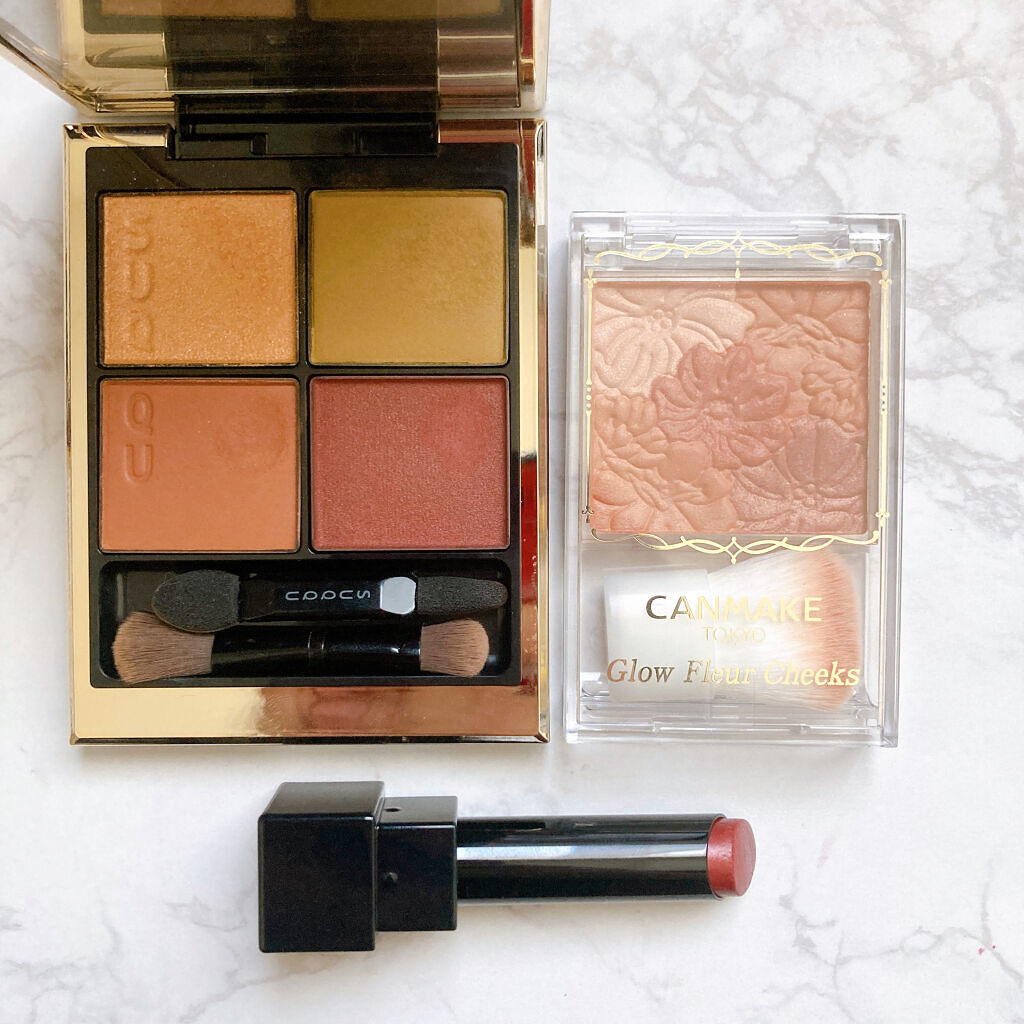 グロウフルールチークス/キャンメイク/パウダーチークを使ったクチコミ（1枚目）