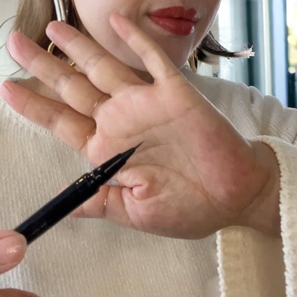 エクストラシャープ リキッドライナー/Visée/リキッドアイライナーを使ったクチコミ(4枚目)