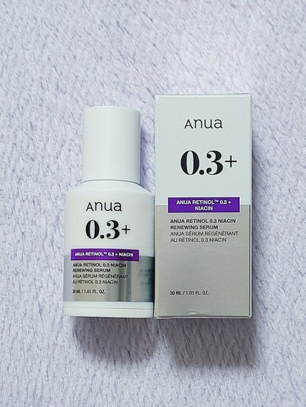 レチノール0.3 ナイアシンリニューイングセラム/Anua/美容液を使ったクチコミ(1枚目)