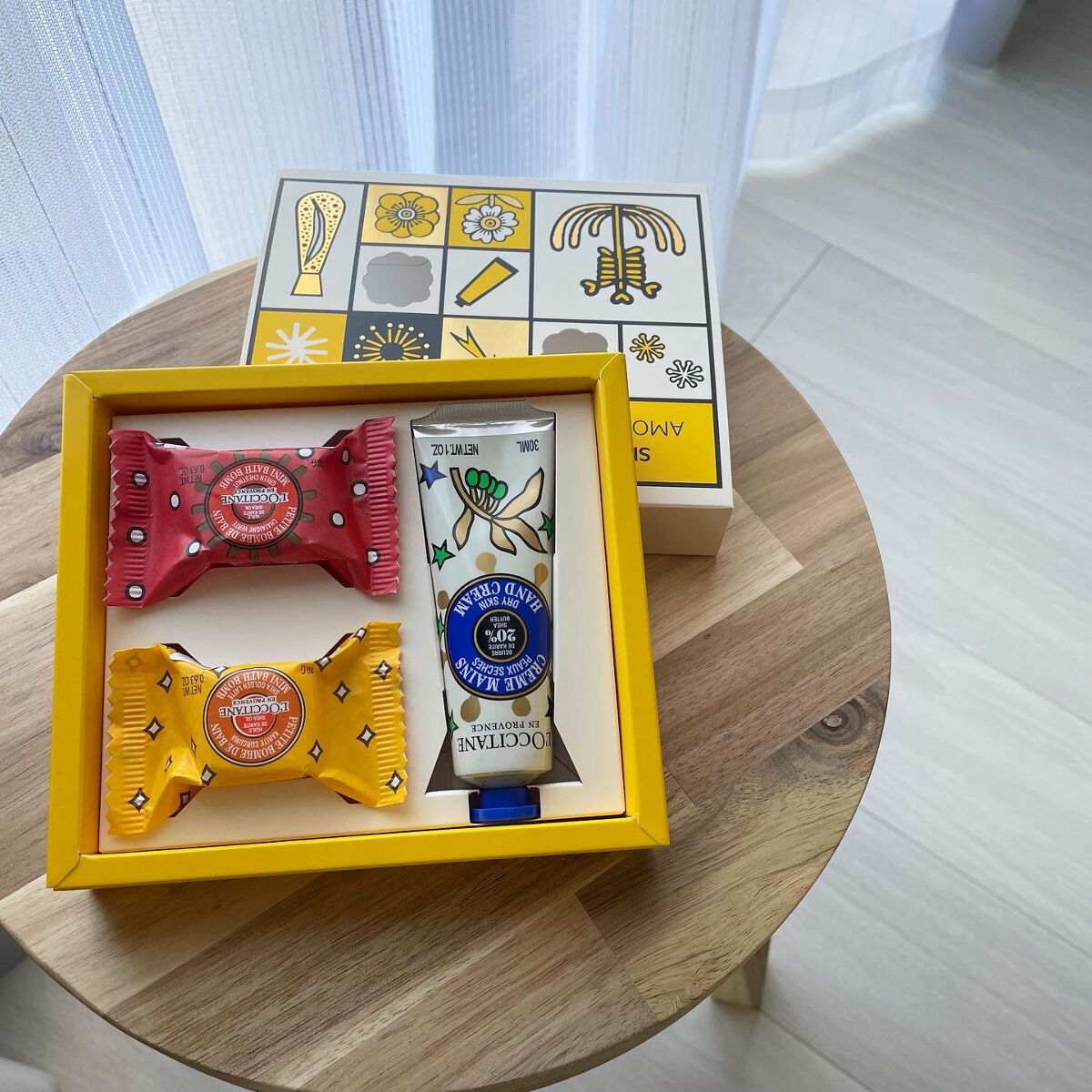 アップルマロン シア バスボムセット /L'OCCITANE/その他キットセットを使ったクチコミ（1枚目）