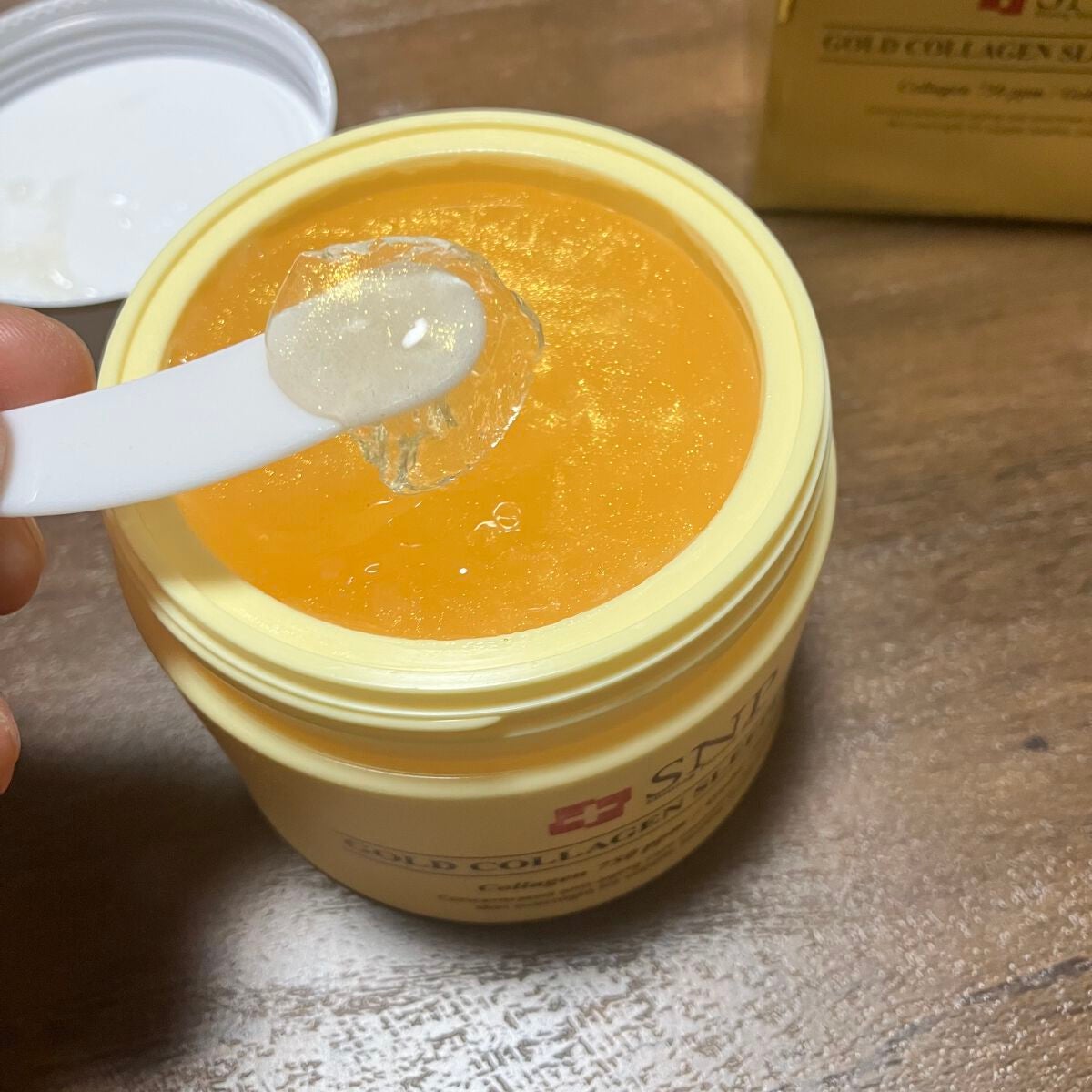 SNP ゴールド コラーゲン スリーピング パック/SNP/シートマスク・パックを使ったクチコミ(3枚目)