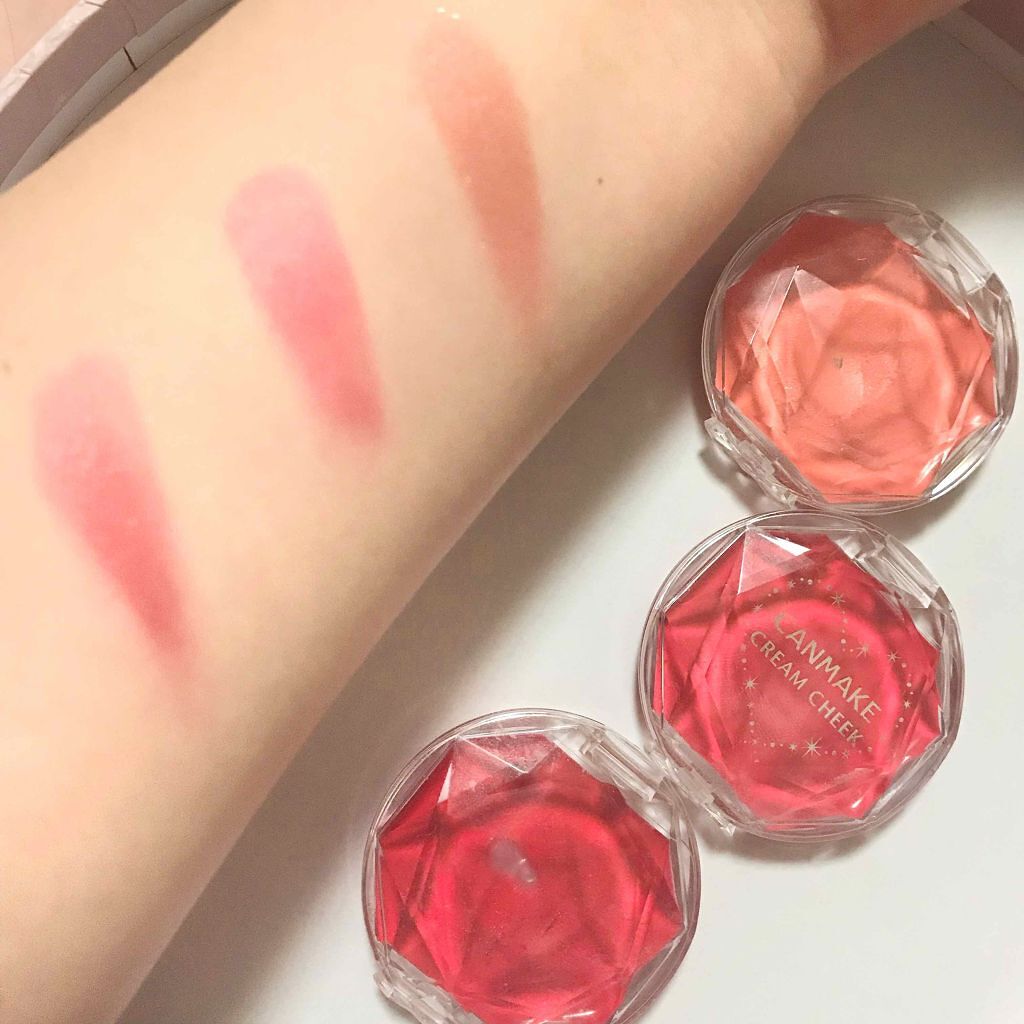 クリームチーク/キャンメイク/ジェル・クリームチークを使ったクチコミ(2枚目)