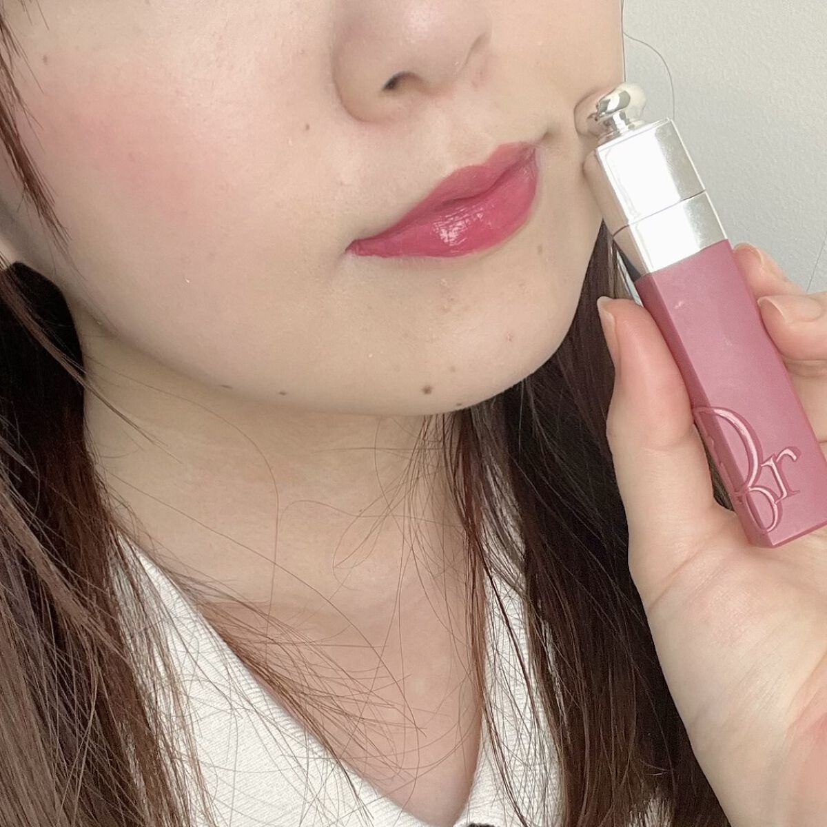 ディオール アディクト リップ ティント 351 ナチュラル ヌード/Dior/リップティントを使ったクチコミ（1枚目）