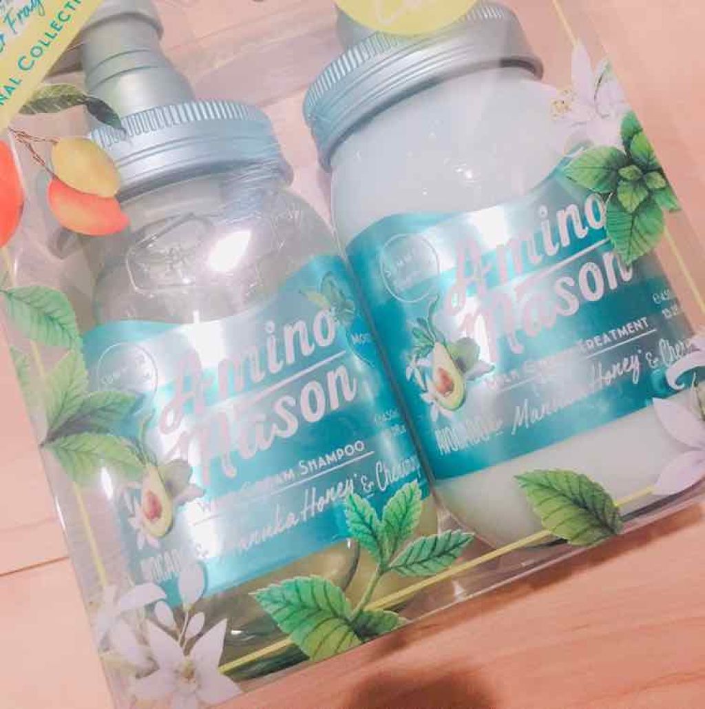 [旧商品]モイスト ホイップクリーム シャンプー／トリートメント/アミノメイソン/シャンプー・コンディショナーを使ったクチコミ（1枚目）