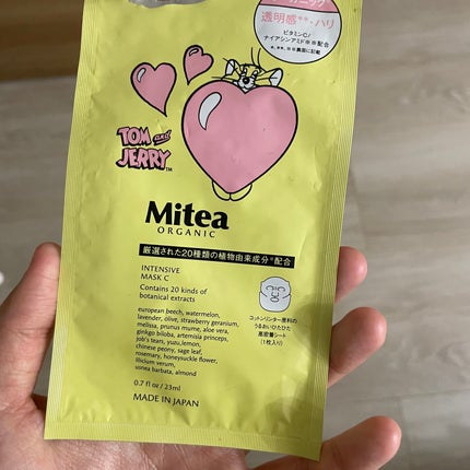 インテンシブマスクC トムとジェリー限定デザイン/ミティア オーガニック/シートマスク・パックの画像