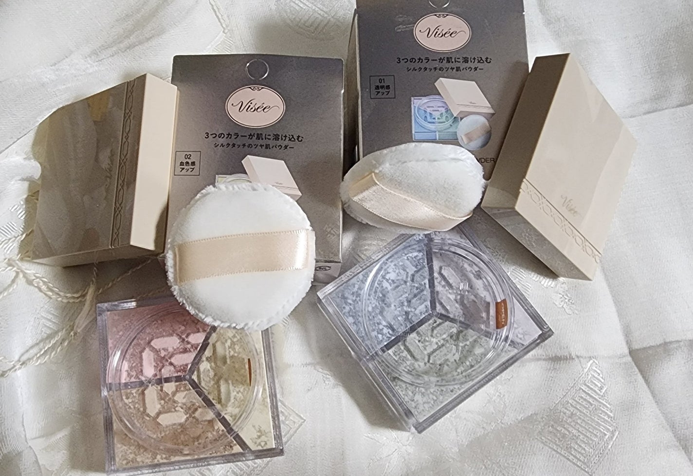 トリニタス グロウ パウダー/Visée/ルースパウダーを使ったクチコミ(1枚目)