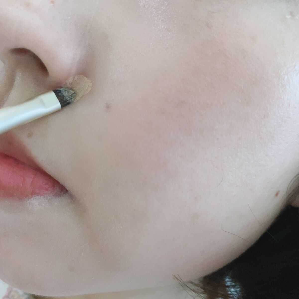 ダブルエンドコンシーラーブラシ/ロージーローザ/メイクブラシを使ったクチコミ(7枚目)