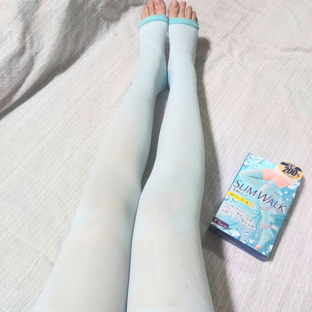美脚ロング 朝までクール/SLIMWALK/着圧ソックス・レギンスを使ったクチコミ（3枚目）