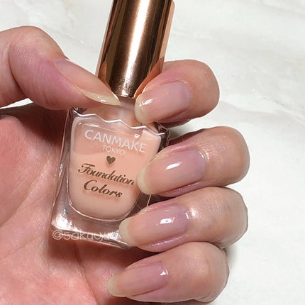 ファンデーションカラーズ/キャンメイク/マニキュアを使ったクチコミ(1枚目)
