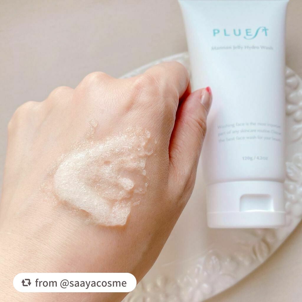 マンナンジェリーハイドロウォッシュ/PLUEST/洗顔料を使ったクチコミ(5枚目)