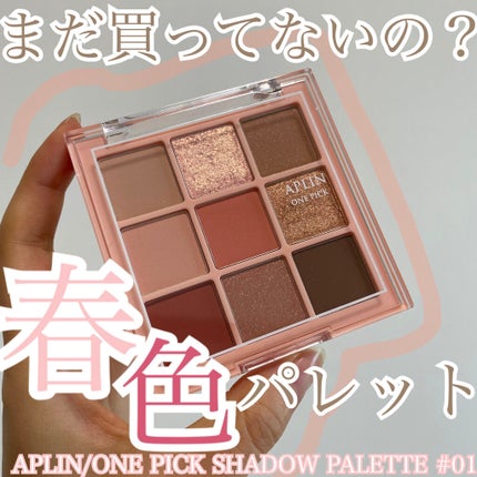 ワンピックアイシャドウパレット/APLIN/アイシャドウパレットを使ったクチコミ(1枚目)