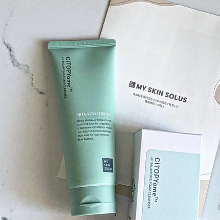 CITOPYome ph BALANCING FOAM/my skin solus/洗顔フォームを使ったクチコミ(1枚目)