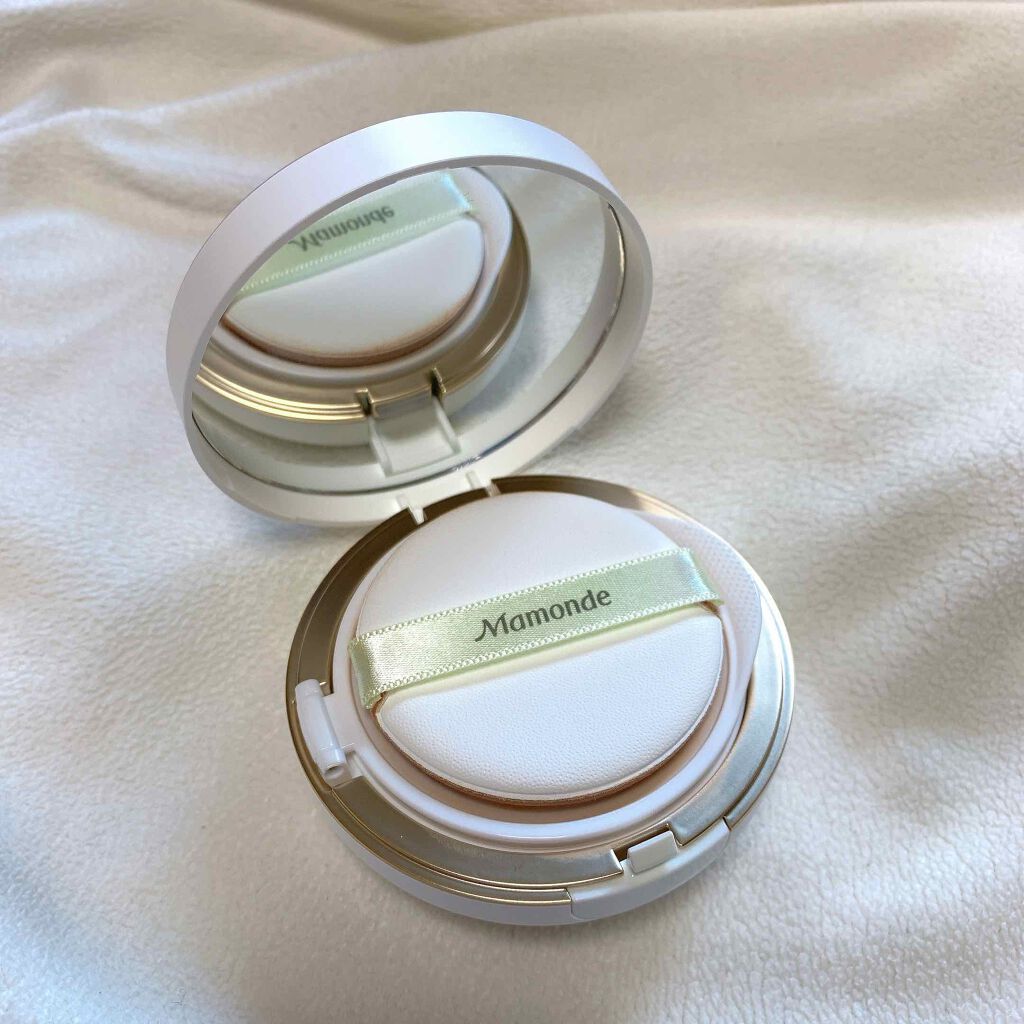 Mamonde ブライトニング カバーパウダー クッションのクチコミ「💍Mamonde/ブライトニングカバーパウダークッション💍

21C 미디엄 피치(ミディアム.....」（2枚目）