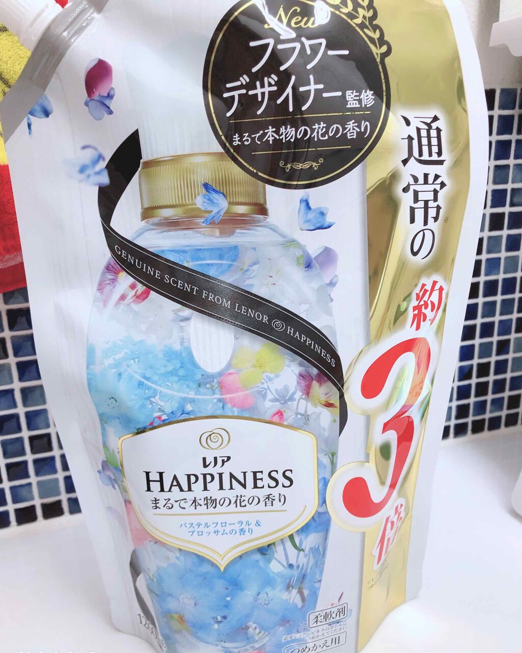 レノアハピネス パステルフローラル＆ブロッサムの香り 本体/レノア/柔軟剤を使ったクチコミ（2枚目）